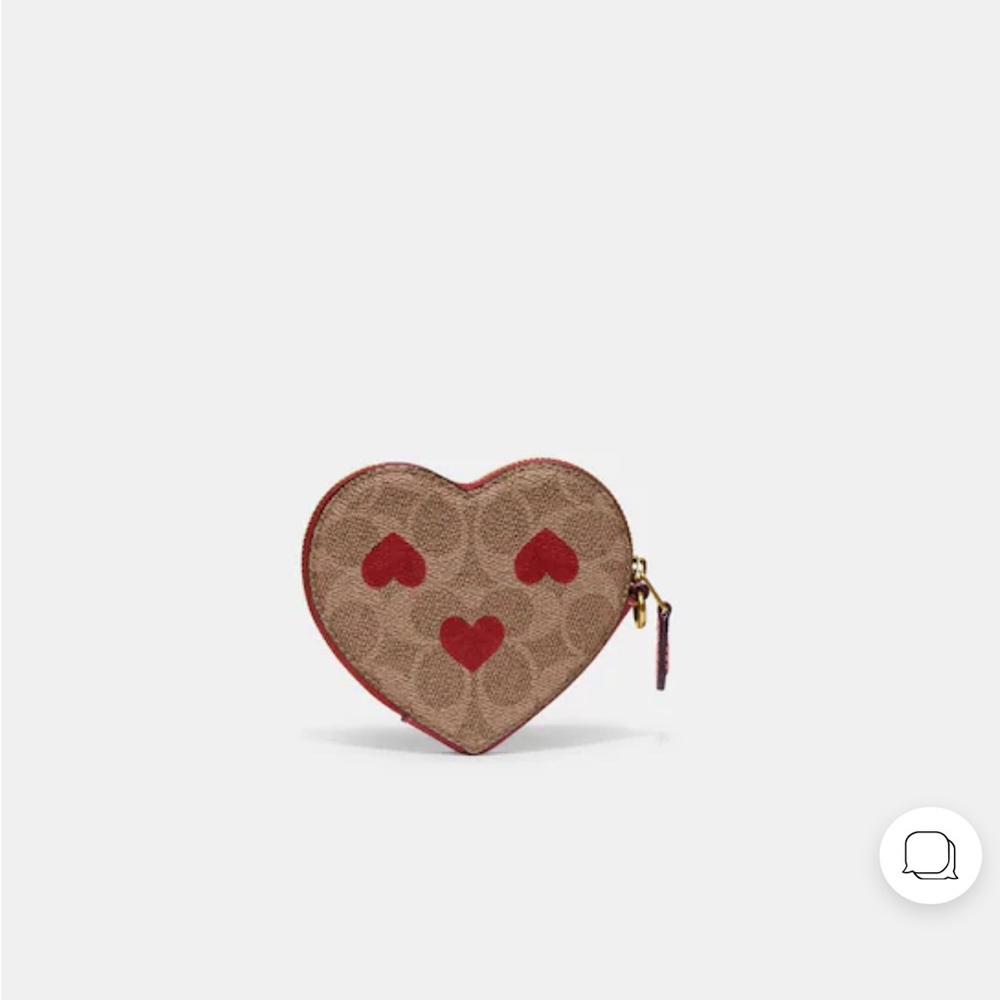 NWT Coach Heart Wristlet - Picture 4 of 8